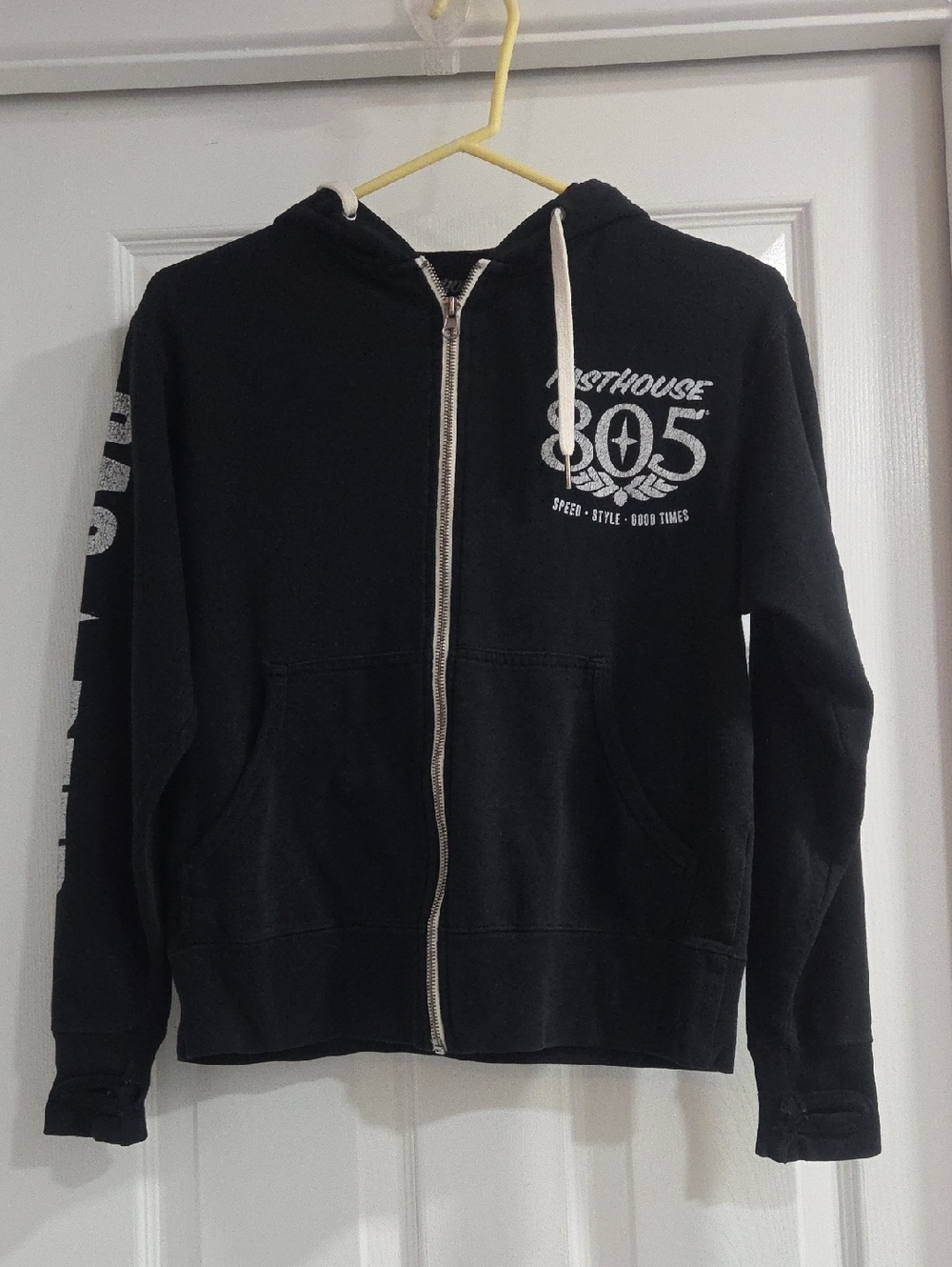Fasthouse 805 Black Zip-Up Hoodie